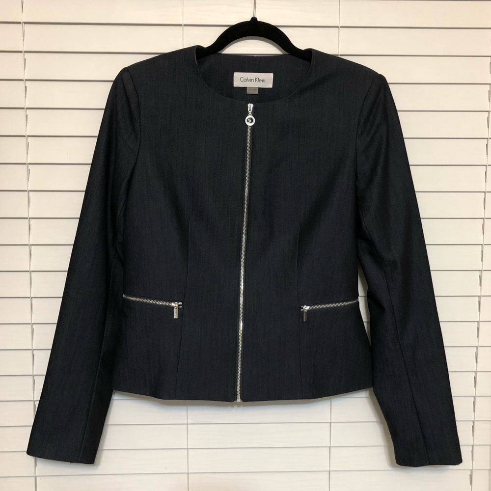 Calvin Klein Peplum Jacket/Blazer